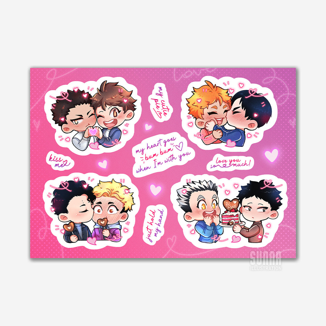 Sticker Sheet - Love is in the Air
