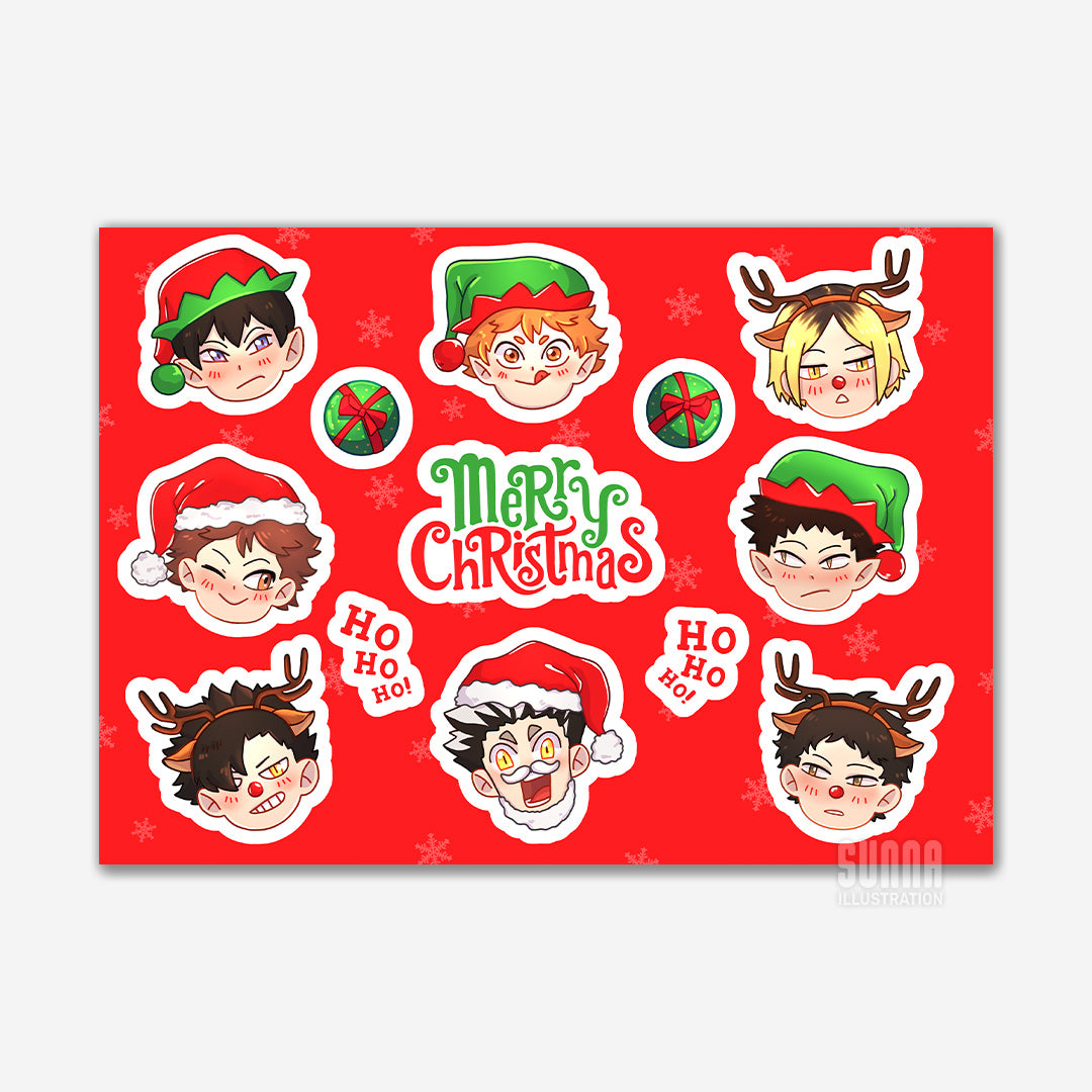 Sticker Sheet - Ho! Ho! Ho!