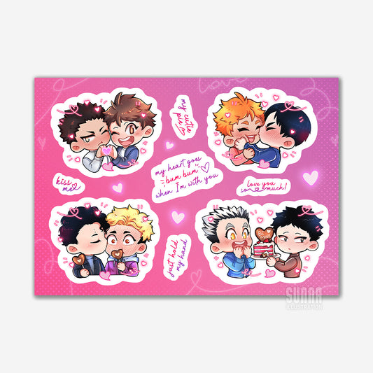 Sticker Sheet - Love is in the Air