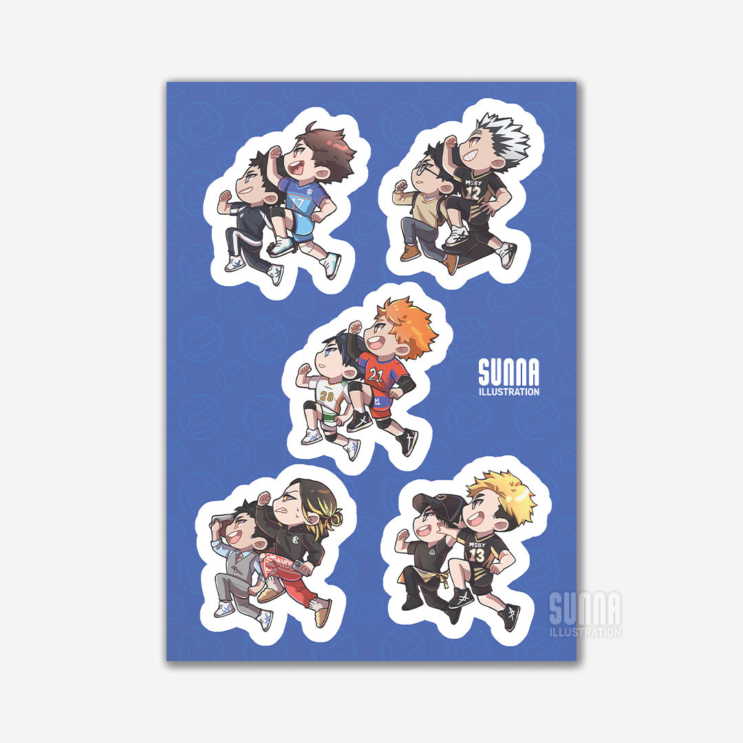 Sticker Sheet - HQ! Jump