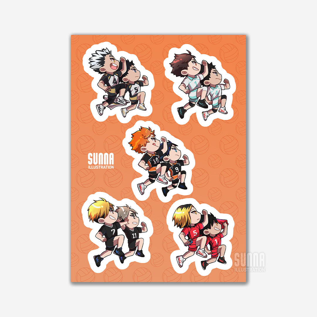 Sticker Sheet - HQ! Jump