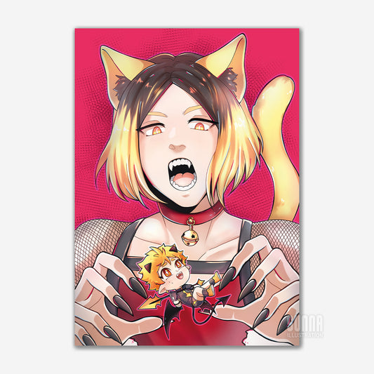 Print - HQ! Monster AU - Kenma