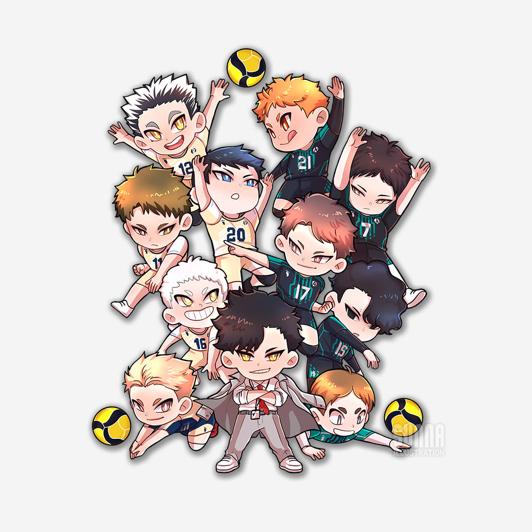 HQ! All Stars - Standee