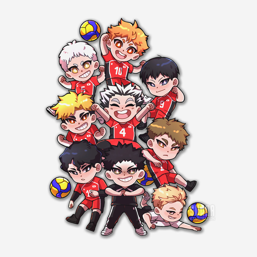 HQ! Japan Team - Standee