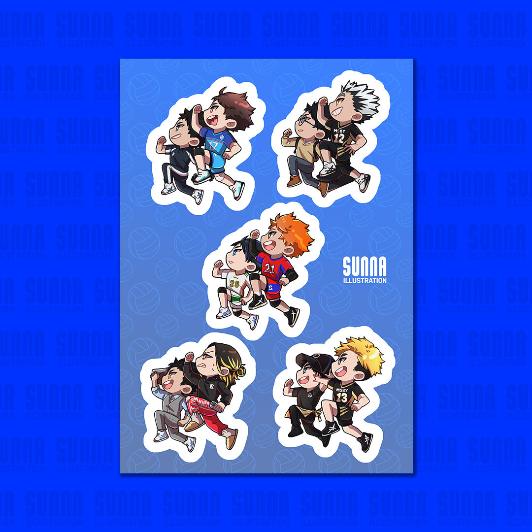 Sticker Sheet - HQ! Jump