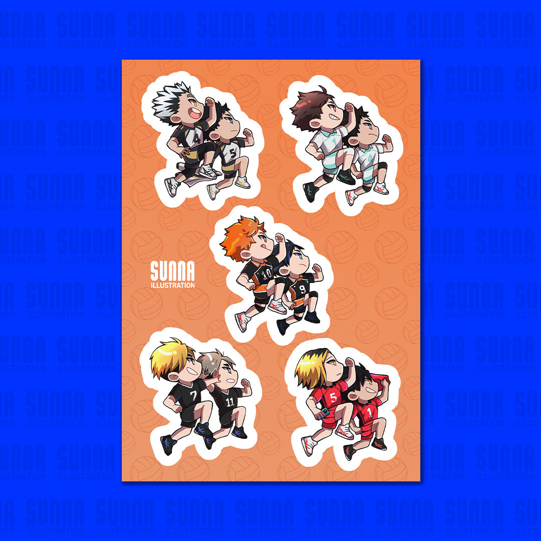 Sticker Sheet - HQ! Jump