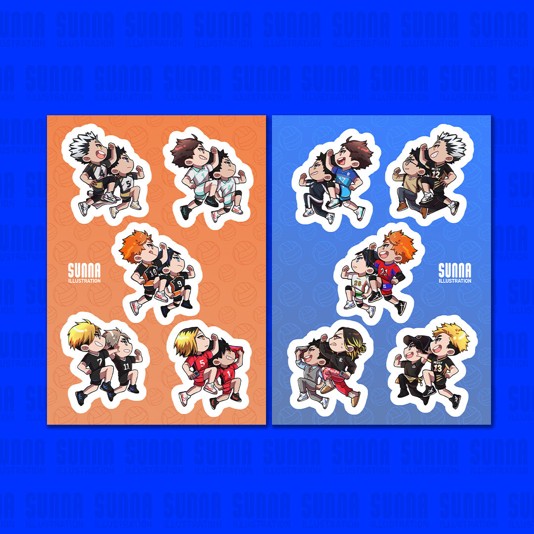 Sticker Sheet - HQ! Jump